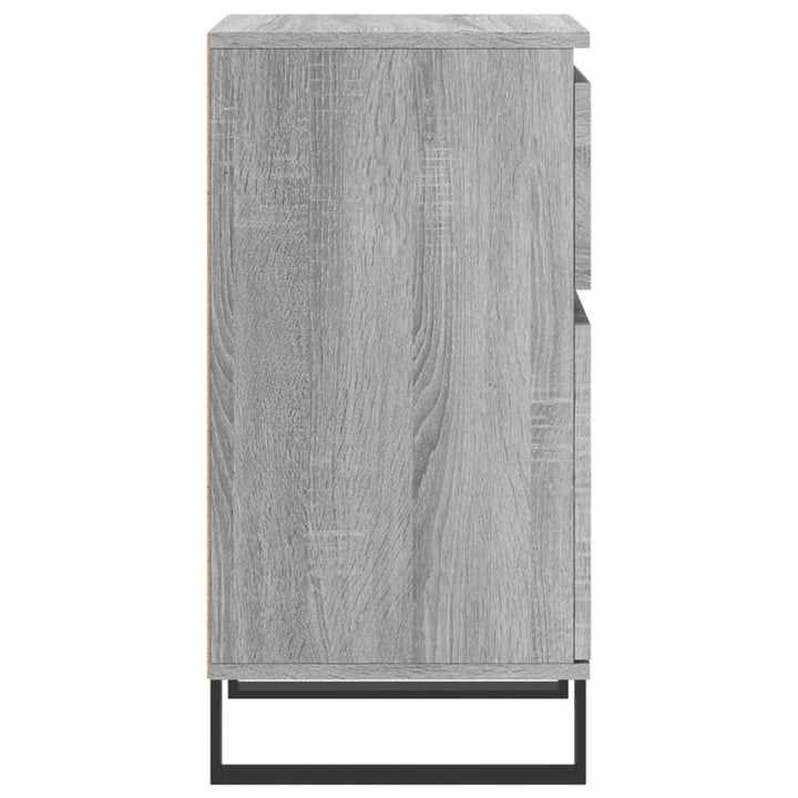 skænk 40x35x70 cm konstrueret træ grå sonoma-eg