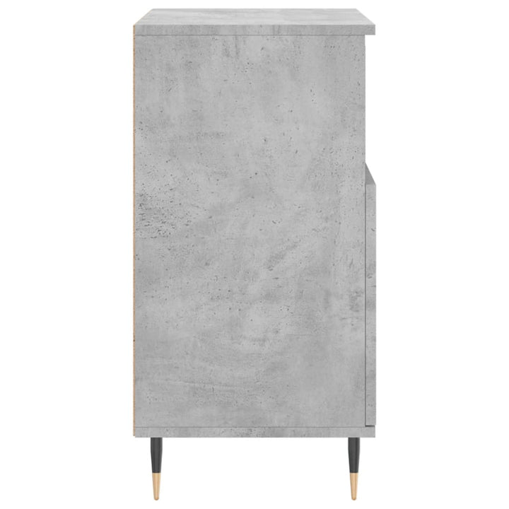 skænk 60x35x70 cm konstrueret træ betongrå