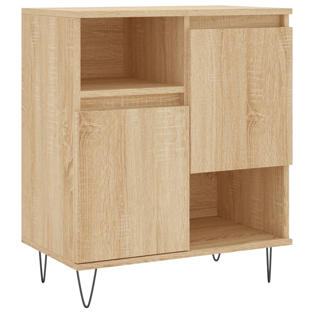 skænk 60x35x70 cm konstrueret træ sonoma-eg