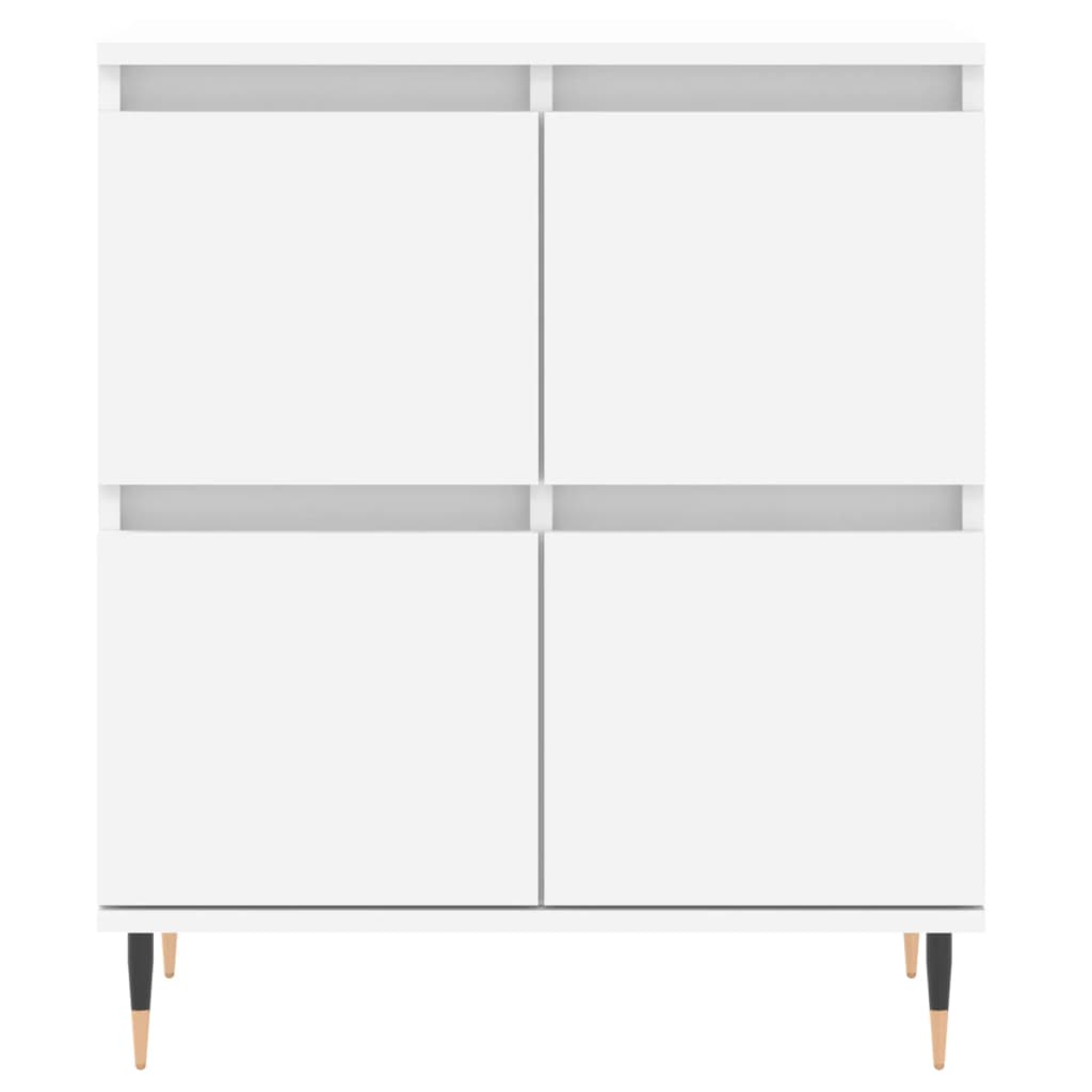 skænk 60x35x70 cm konstrueret træ hvid