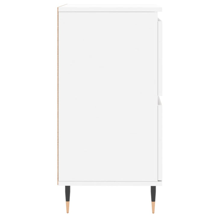 skænk 60x35x70 cm konstrueret træ hvid