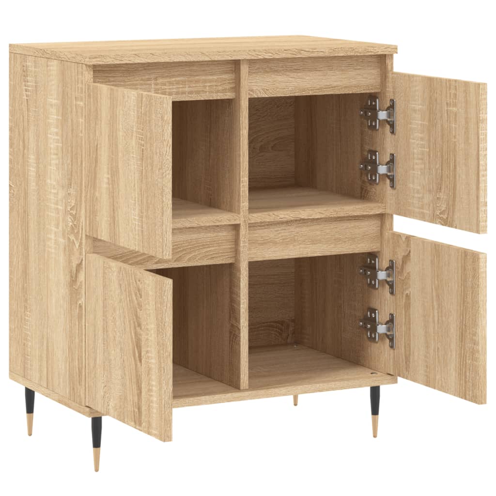 skænk 60x35x70 cm konstrueret træ sonoma-eg