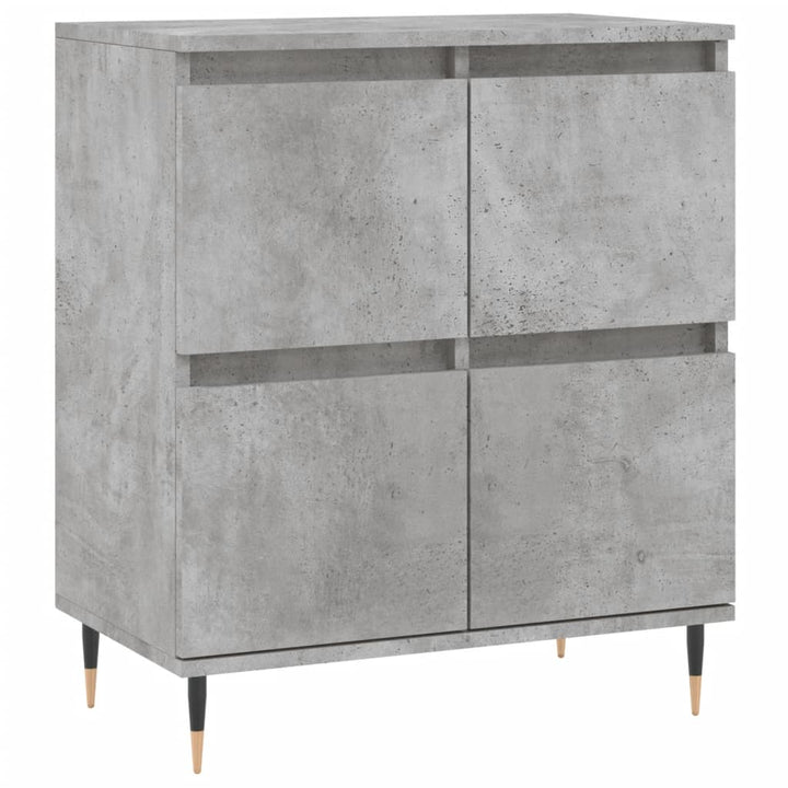 skænk 60x35x70 cm konstrueret træ betongrå