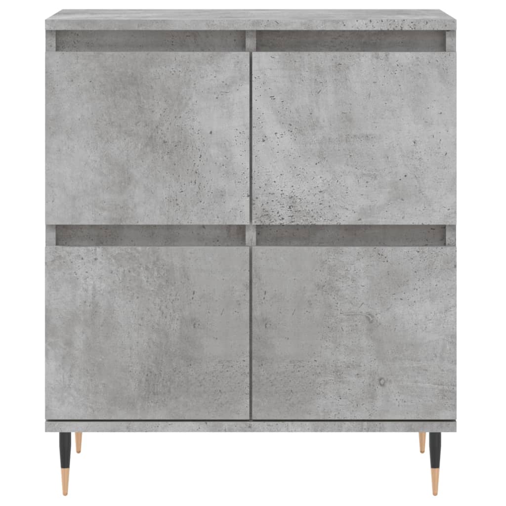 skænk 60x35x70 cm konstrueret træ betongrå