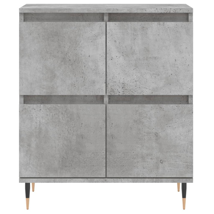 skænk 60x35x70 cm konstrueret træ betongrå