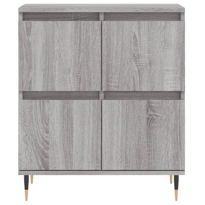 skænk 60x35x70 cm konstrueret træ grå sonoma-eg