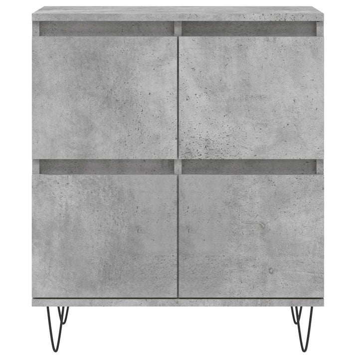 skænk 60x35x70 cm konstrueret træ betongrå