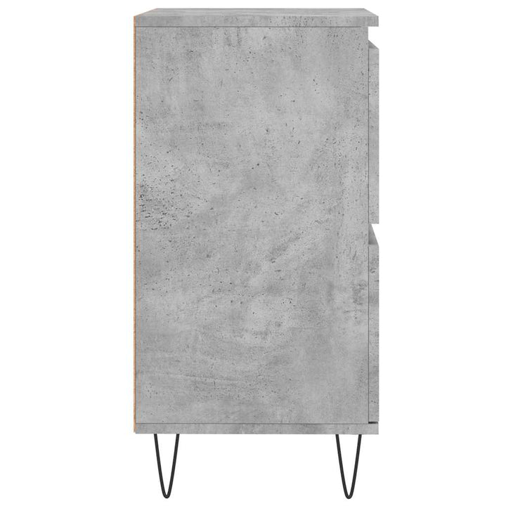 skænk 60x35x70 cm konstrueret træ betongrå