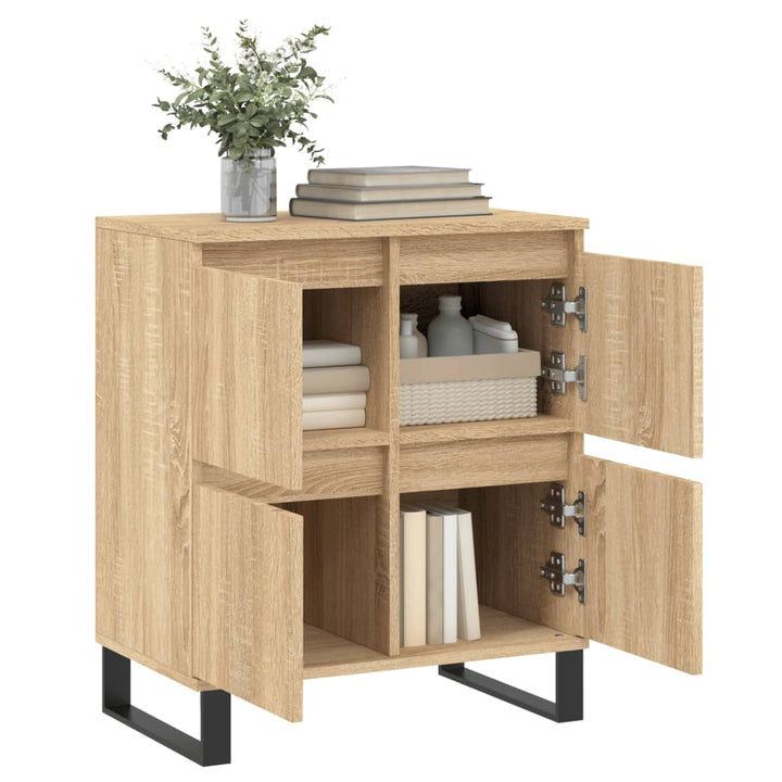 skænk 60x35x70 cm konstrueret træ sonoma-eg