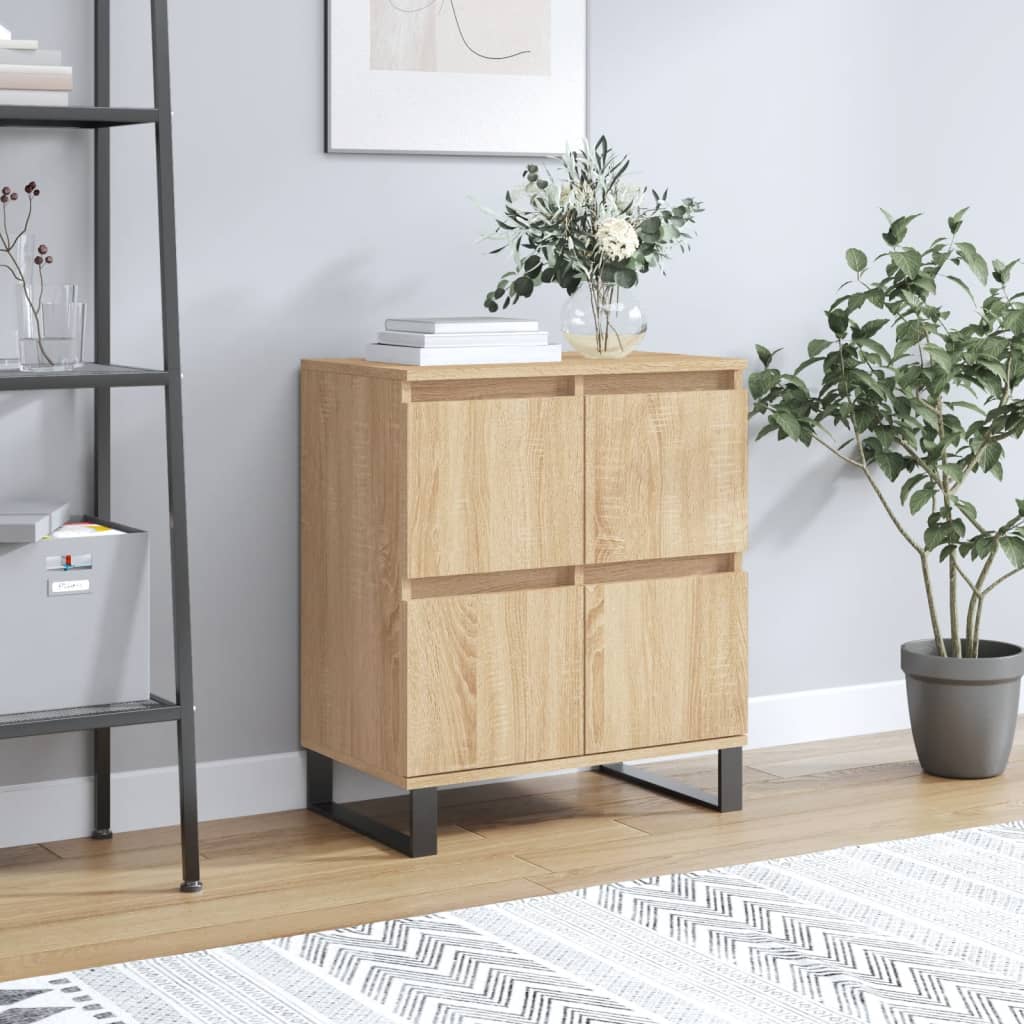 skænk 60x35x70 cm konstrueret træ sonoma-eg