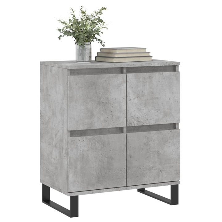 skænk 60x35x70 cm konstrueret træ betongrå