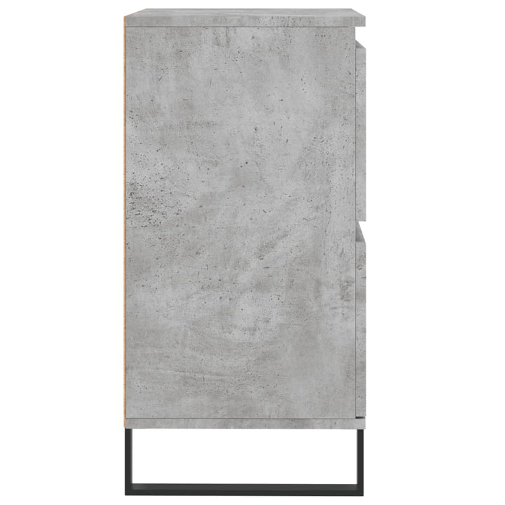 skænk 60x35x70 cm konstrueret træ betongrå