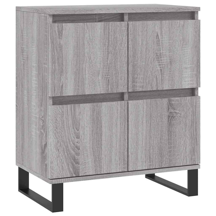 skænk 60x35x70 cm konstrueret træ grå sonoma-eg