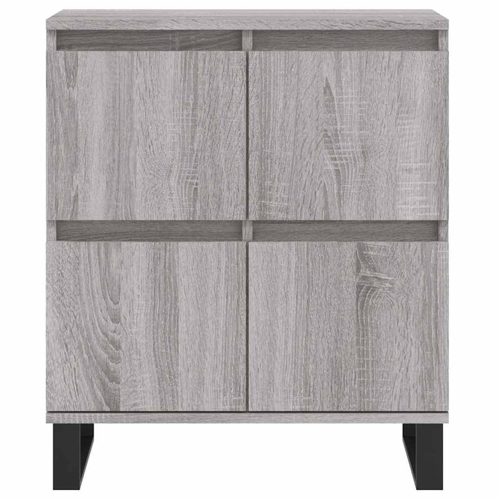 skænk 60x35x70 cm konstrueret træ grå sonoma-eg