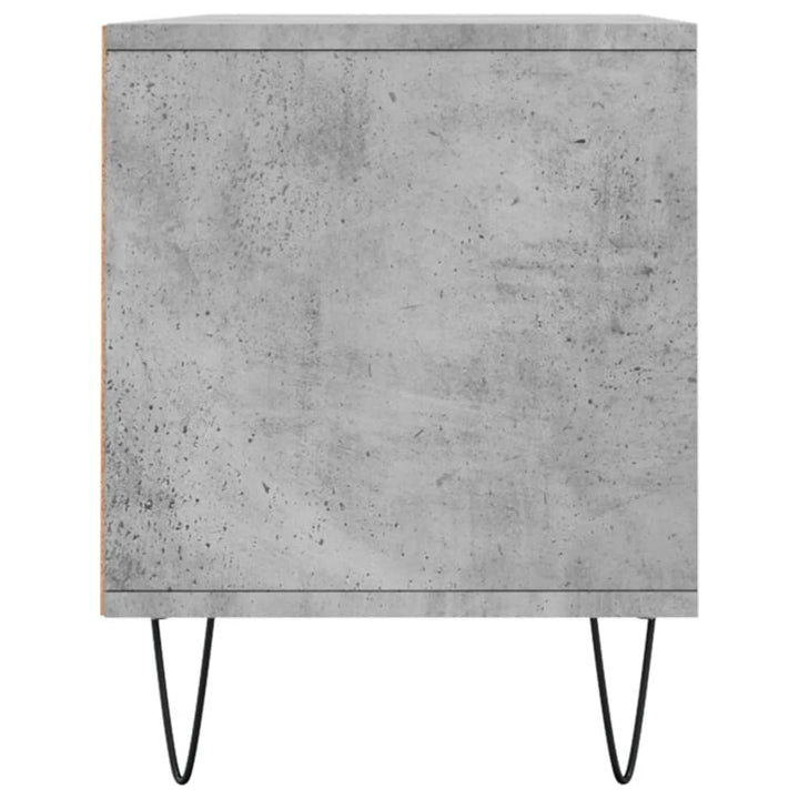 tv-bord 100x34,5x44,5 cm konstrueret træ betongrå