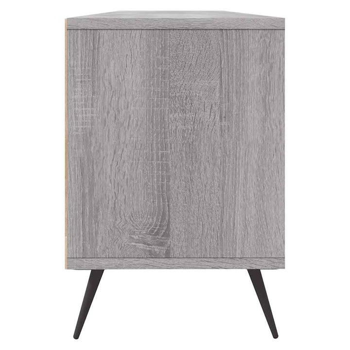 tv-bord 150x30x44,5 cm konstrueret træ grå sonoma-eg