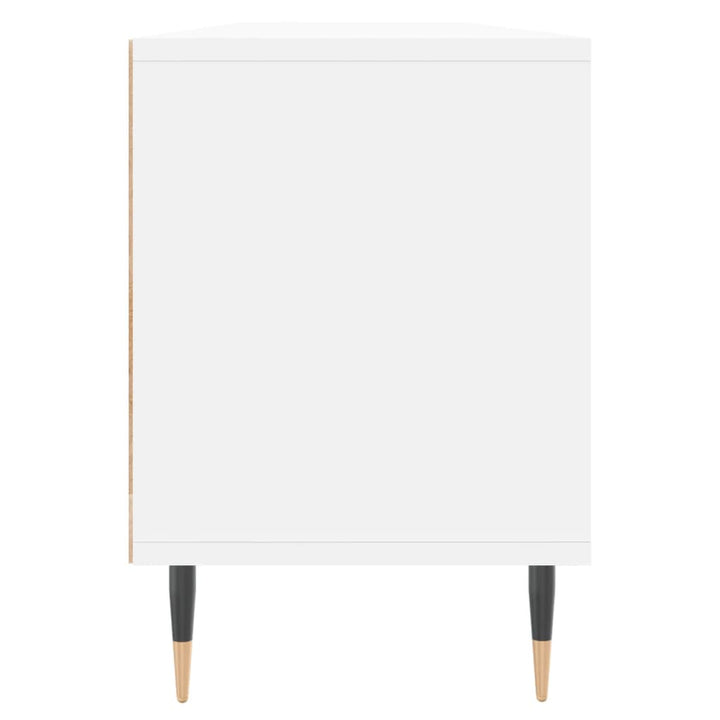 tv-bord 150x30x44,5 cm konstrueret træ hvid