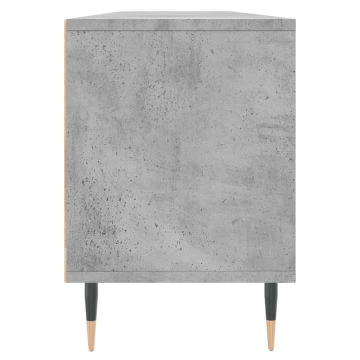 tv-bord 150x30x44,5 cm konstrueret træ betongrå