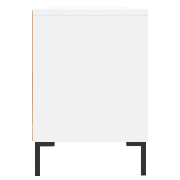 tv-bord 150x30x44,5 cm konstrueret træ hvid
