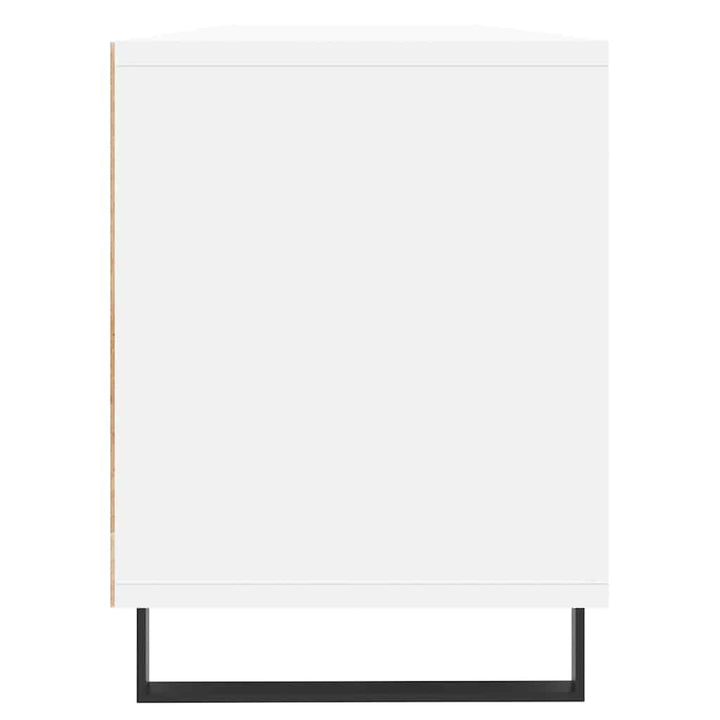 tv-bord 150x30x44,5 cm konstrueret træ hvid
