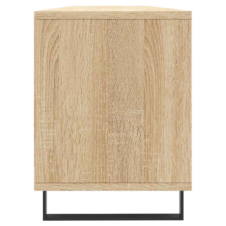 tv-bord 150x30x44,5 cm konstrueret træ sonoma-eg