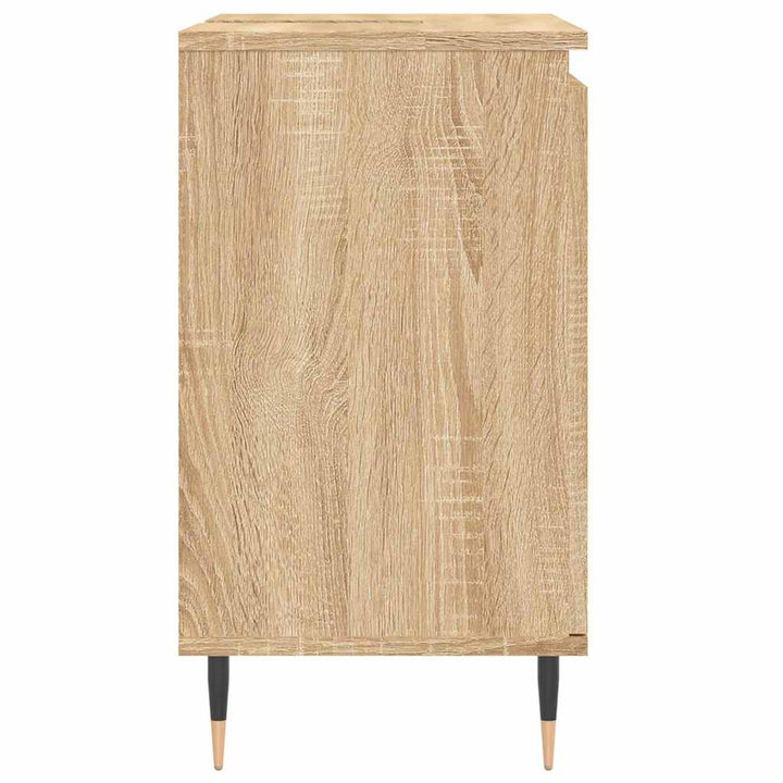 badeværelsesskab 58x33x60 cm konstrueret træ sonoma-eg