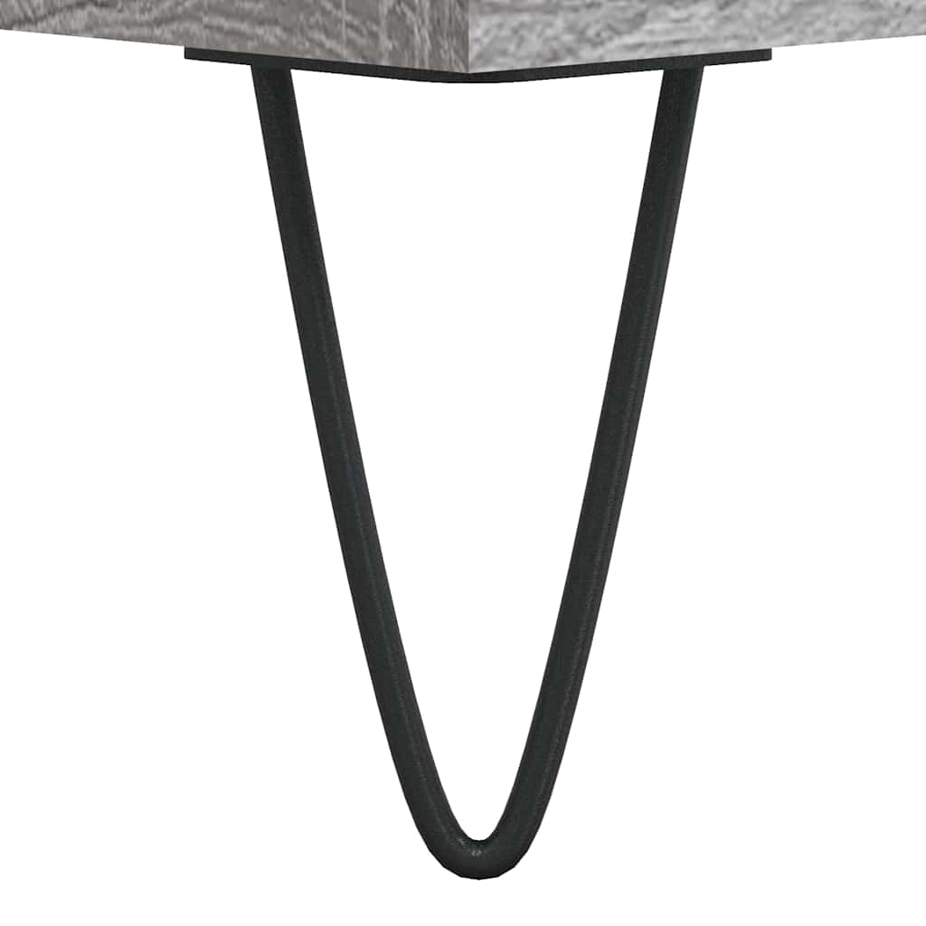 badeværelsesskab 58x33x60 cm konstrueret træ grå sonoma-eg