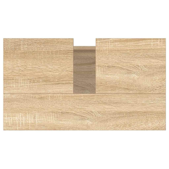 badeværelsesskab 58x33x60 cm konstrueret træ sonoma-eg