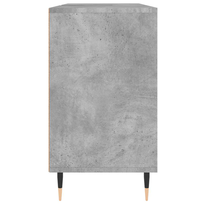 badeværelsesskab 80x33x60 cm konstrueret træ betongrå