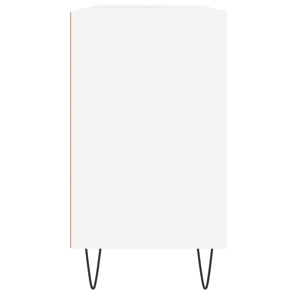 badeværelsesskab 80x33x60 cm konstrueret træ hvid