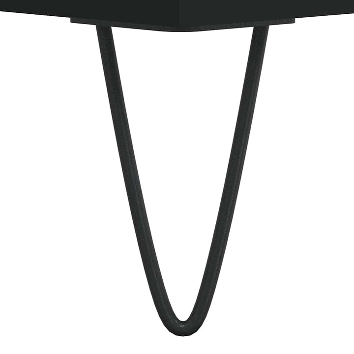 badeværelsesskab 80x33x60 cm konstrueret træ sort