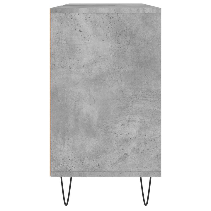 badeværelsesskab 80x33x60 cm konstrueret træ betongrå