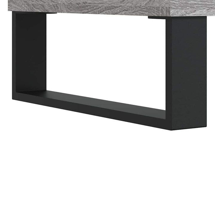 badeværelsesskab 80x33x60 cm konstrueret træ grå sonoma-eg