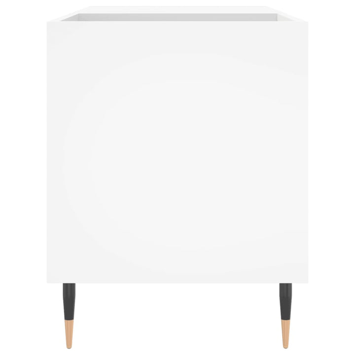 vinylskab 85x38x48 cm konstrueret træ hvid