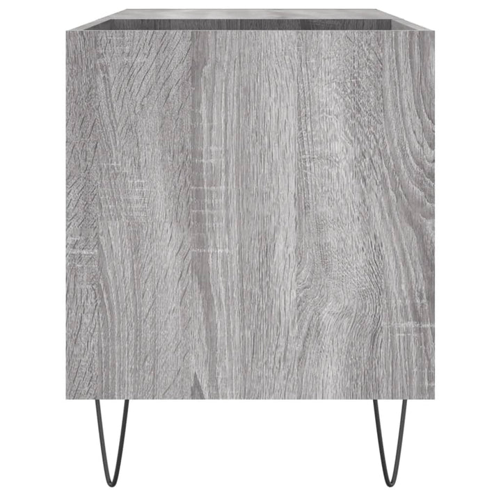 vinylskab 85x38x48 cm konstrueret træ grå sonoma-eg