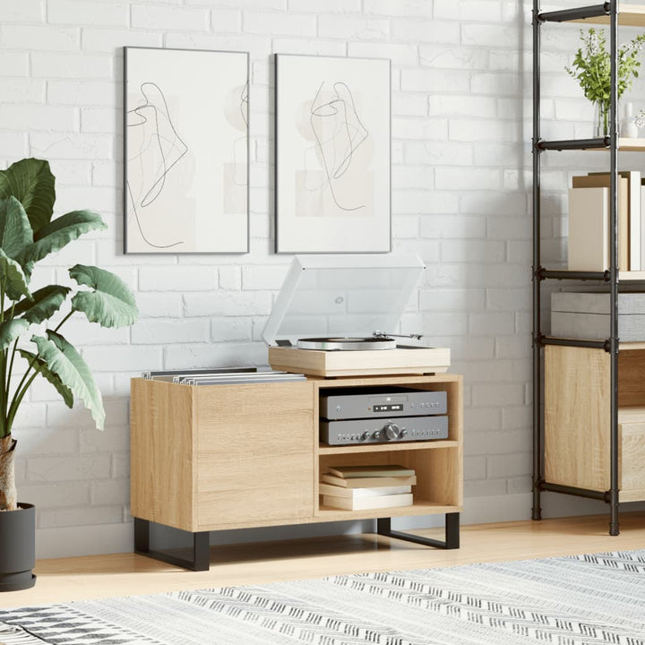 vinylskab 85x38x48 cm konstrueret træ sonoma-eg