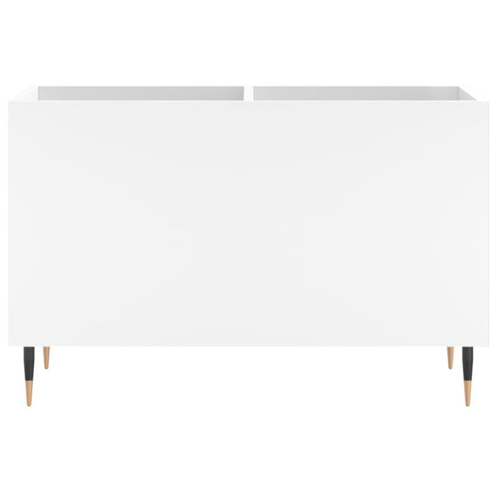 vinylskab 74,5x38x48 cm konstrueret træ hvid