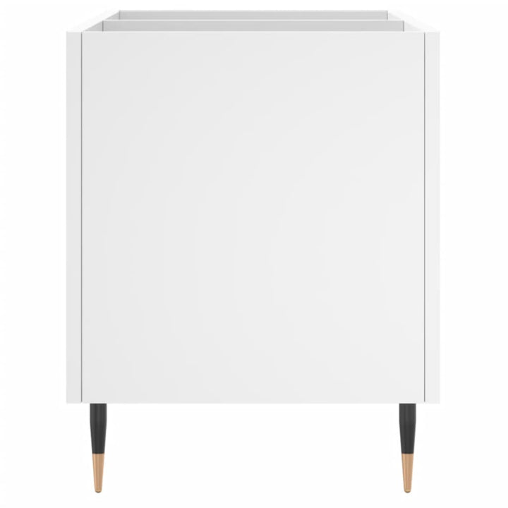 vinylskab 74,5x38x48 cm konstrueret træ hvid