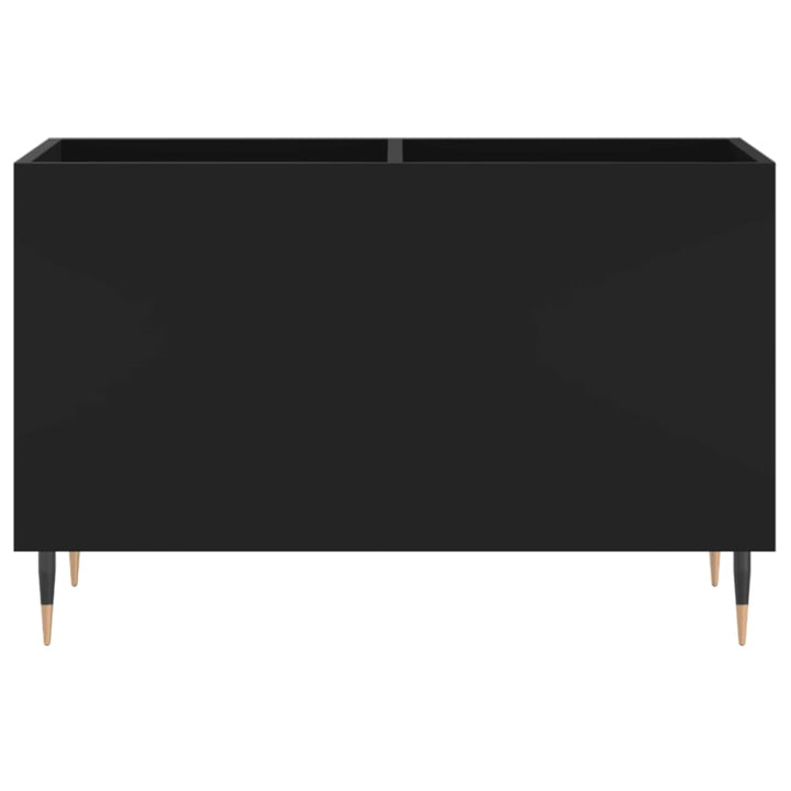 vinylskab 74,5x38x48 cm konstrueret træ sort