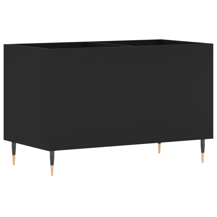 vinylskab 74,5x38x48 cm konstrueret træ sort