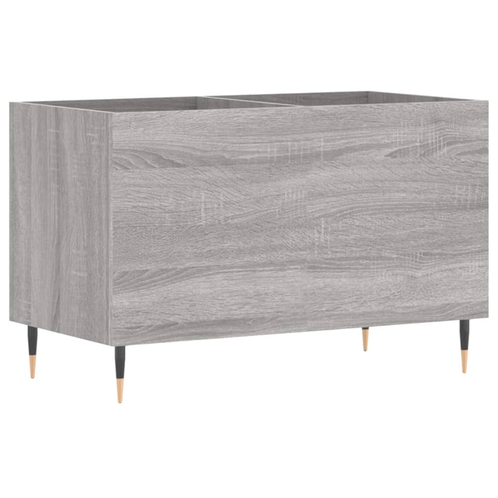 vinylskab 74,5x38x48 cm konstrueret træ grå sonoma-eg