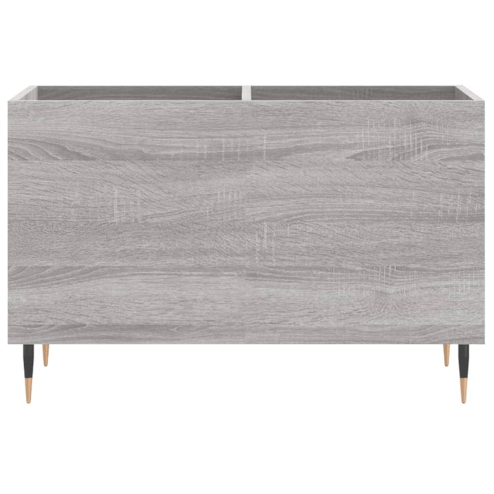 vinylskab 74,5x38x48 cm konstrueret træ grå sonoma-eg