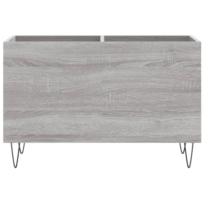 vinylskab 74,5x38x48 cm konstrueret træ grå sonoma-eg