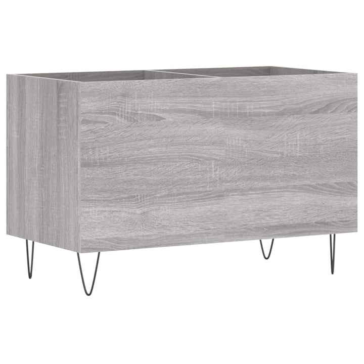 vinylskab 74,5x38x48 cm konstrueret træ grå sonoma-eg