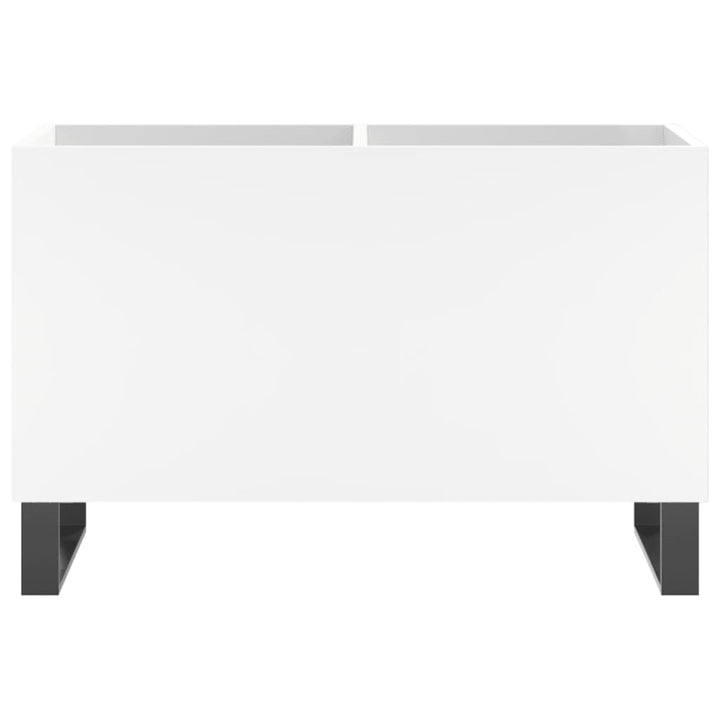 vinylskab 74,5x38x48 cm konstrueret træ hvid