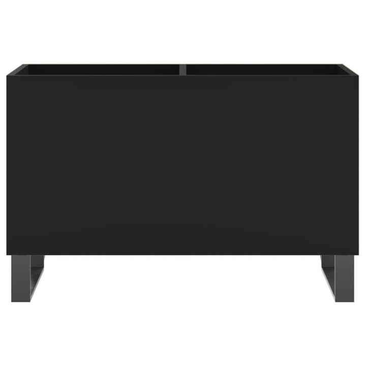 vinylskab 74,5x38x48 cm konstrueret træ sort