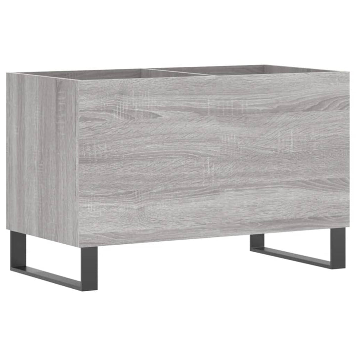 vinylskab 74,5x38x48 cm konstrueret træ grå sonoma-eg