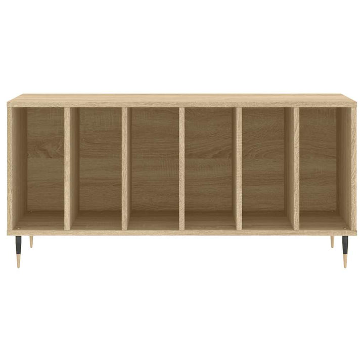vinylskab 100x38x48 cm konstrueret træ sonoma-eg