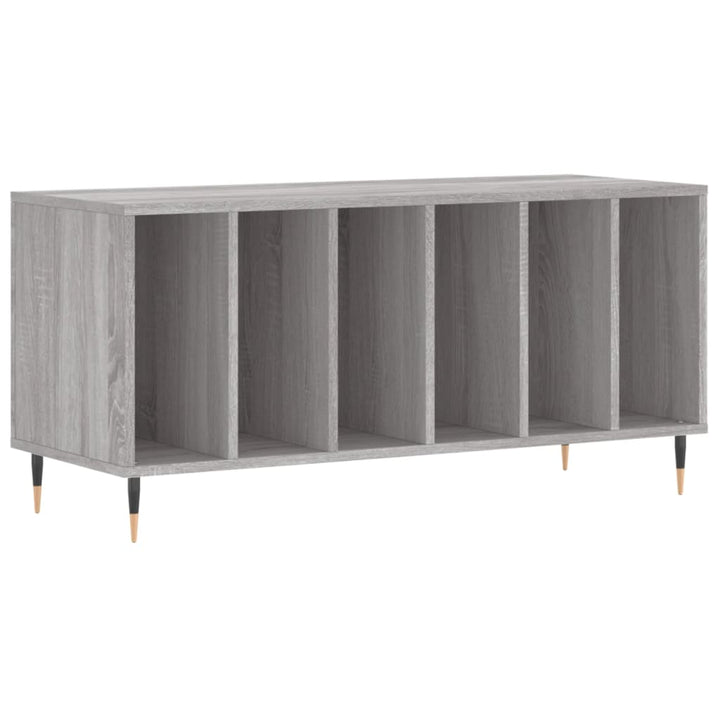 vinylskab 100x38x48 cm konstrueret træ grå sonoma-eg