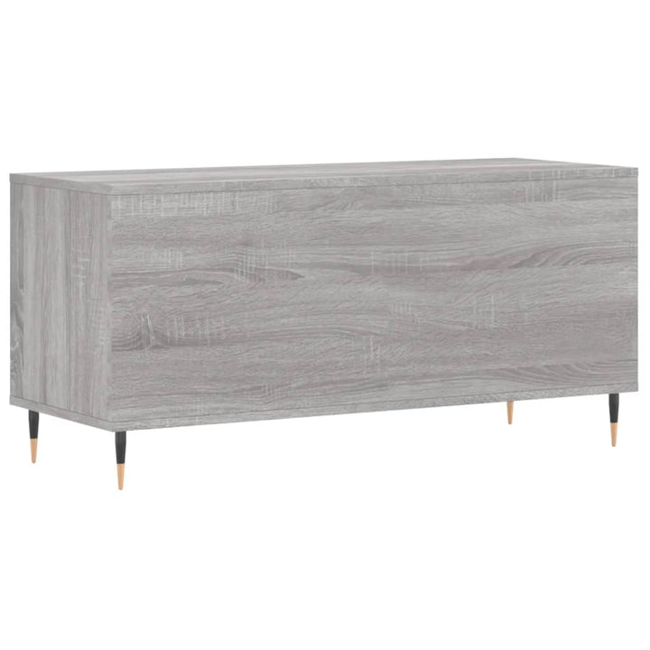 vinylskab 100x38x48 cm konstrueret træ grå sonoma-eg